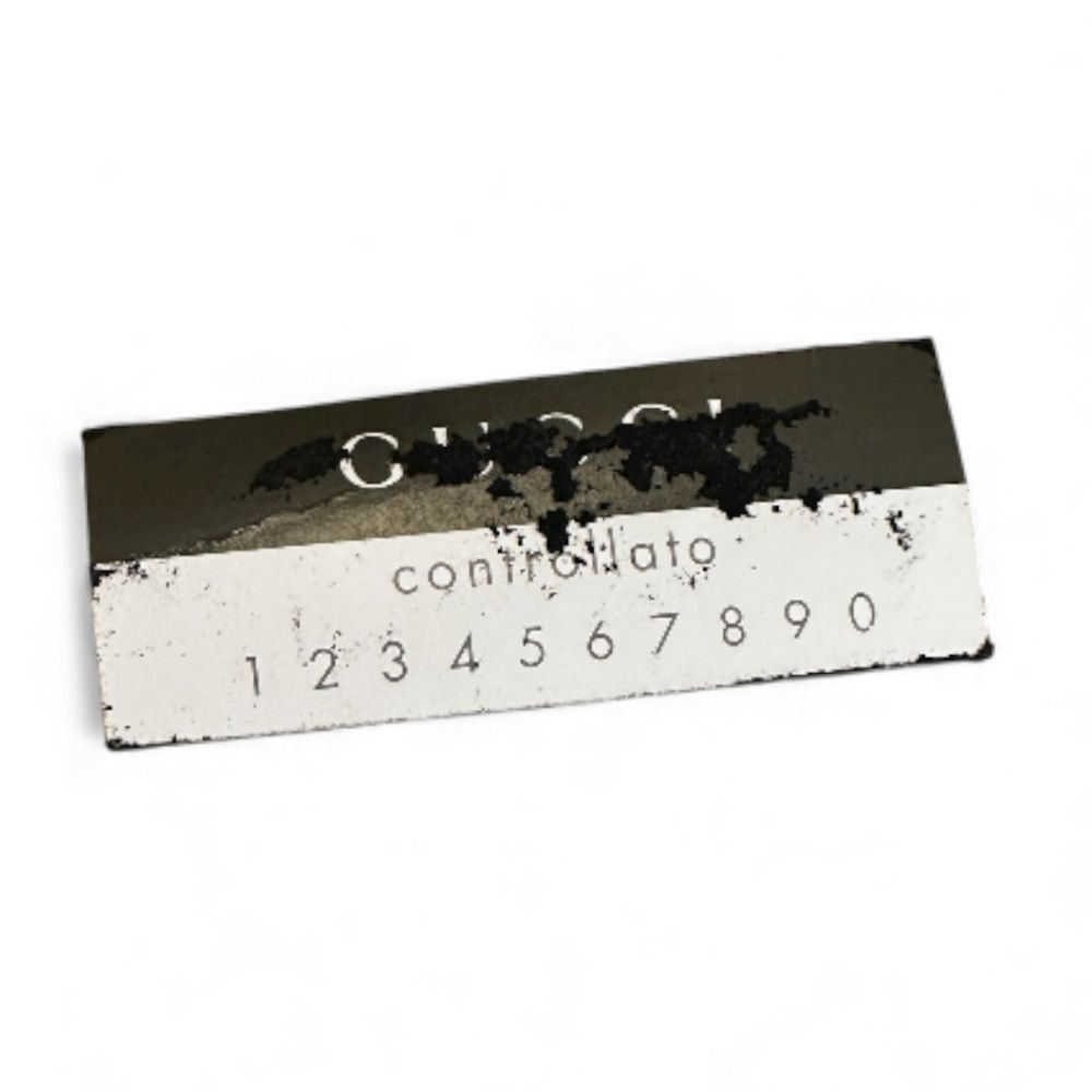 Gucci Textured Black velvet pouch. - Picture 9 of 9